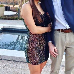 Sparkly cocktail dress